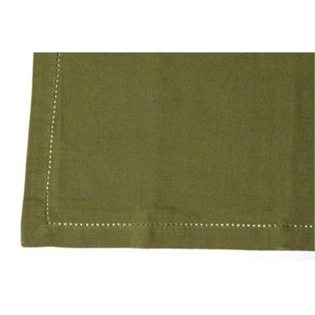 DUNROVEN HOUSE Dunroven House K817-S 54 x 54 Inch Hemstitch Tablecloth in Sage K817-S